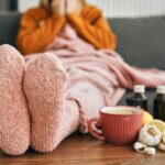 Woman,With,Warm,Socks,Having,A,Heavy,Flu